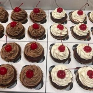 Black Forest Cherry Cupcakes