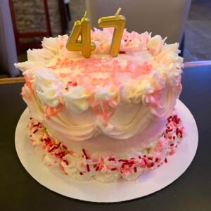 Birthday celebration cake