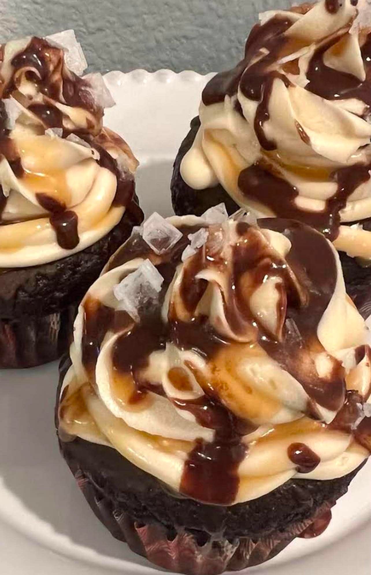 salted cupcakes